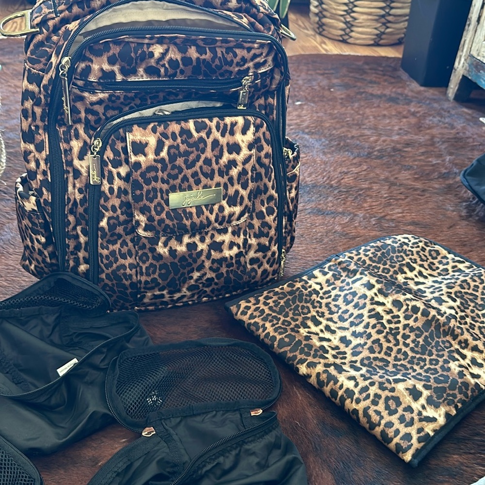 RARE!!!! Just Ju Be BRB Queen of the Jungle Bag / 3 organization mesh bags